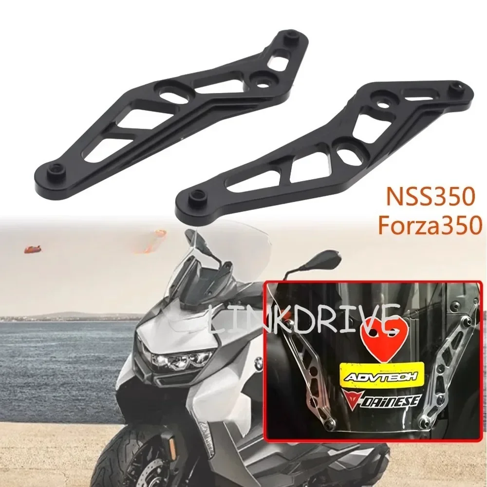 

For Honda Forza350 Forza125 NSS350 2021-2023 Motorcycle Windshield Bracket Reinforcement and Adjustment Bracket