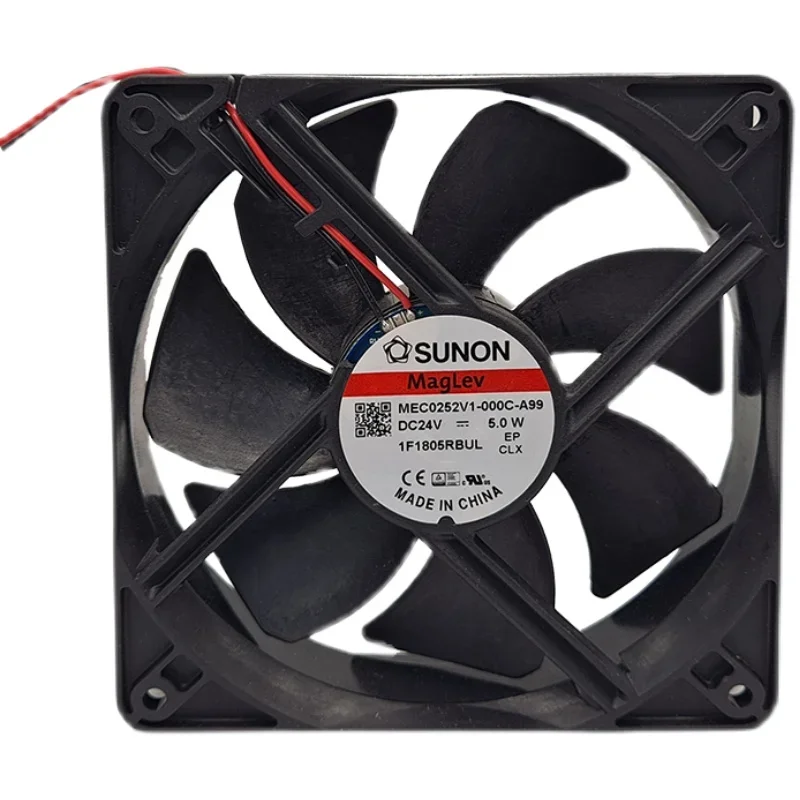 

MEC0252V1-000C-A99 24V air volume 108.2cfm speed 3100rpm DC fan 12CM 120MM 120*120*25MM