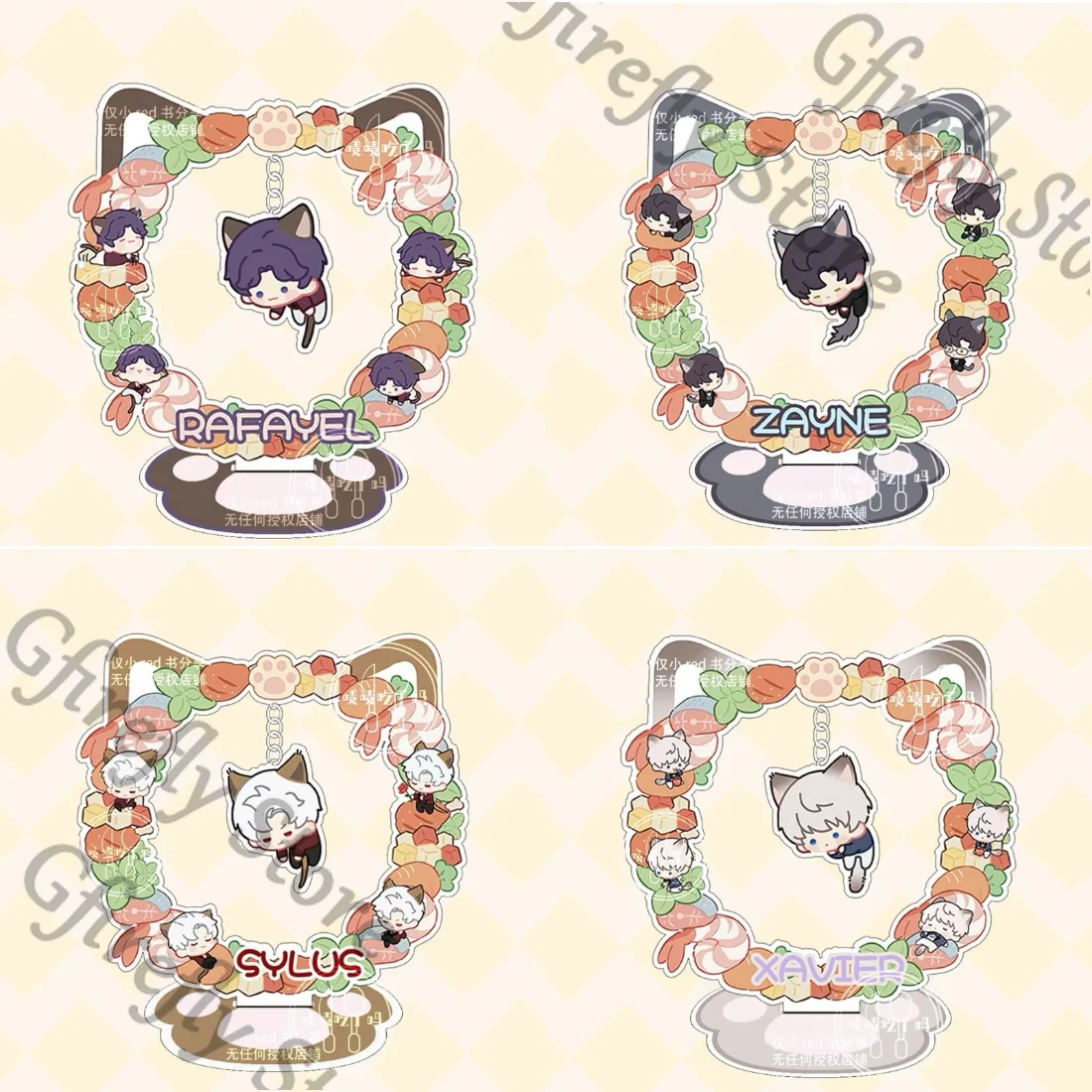 

Anime Standing Plate Acrylic Love and deepspace Xavier Mini Indicative Board Decoration Doctor YoYo Swing Rafayel Show Shelf