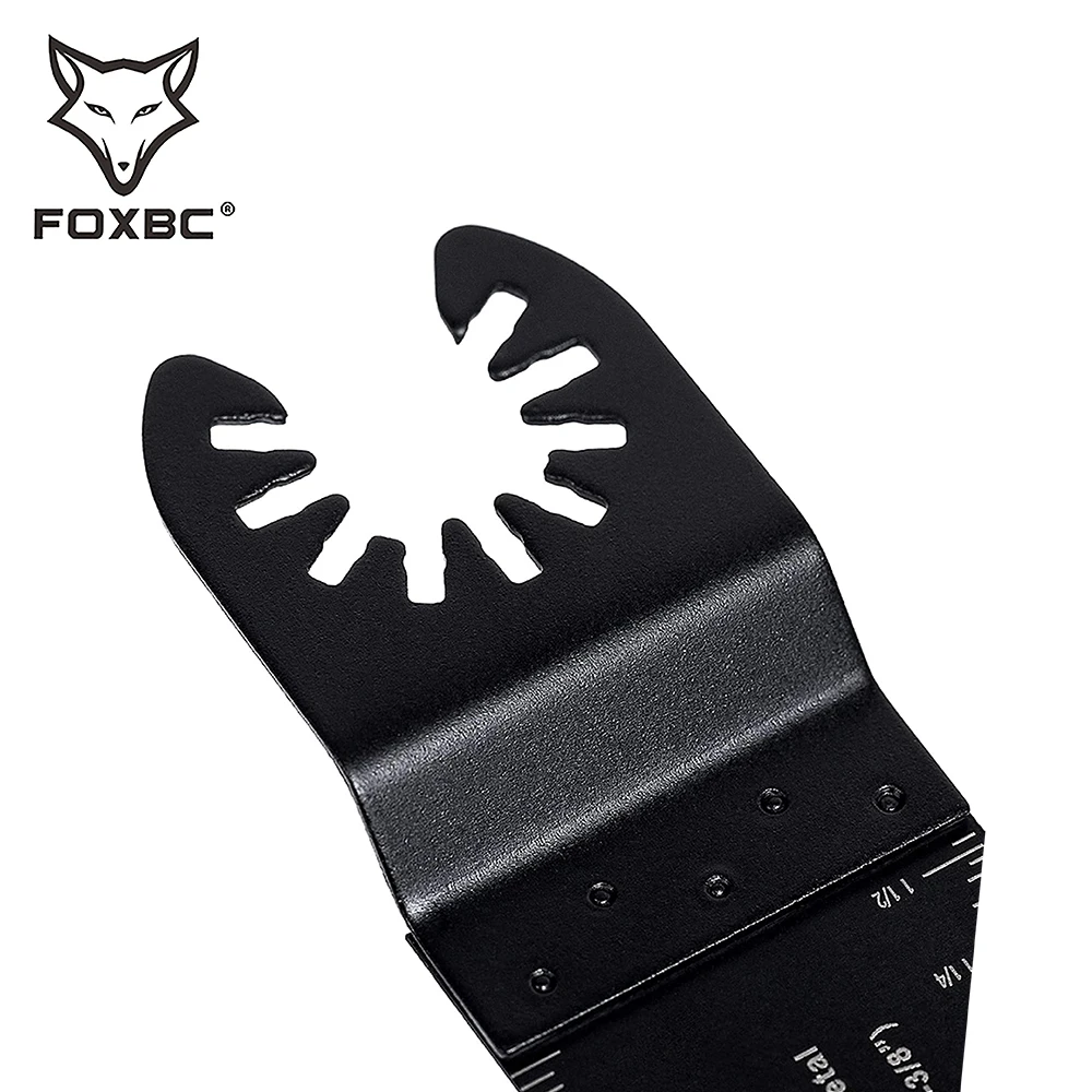 FOXBC 50 pezzi di lame per seghe a sgancio rapido multiutensile oscillanti in legno per Dewalt, Bosch, artigiano, Ridgid, Ryobi, Makita
