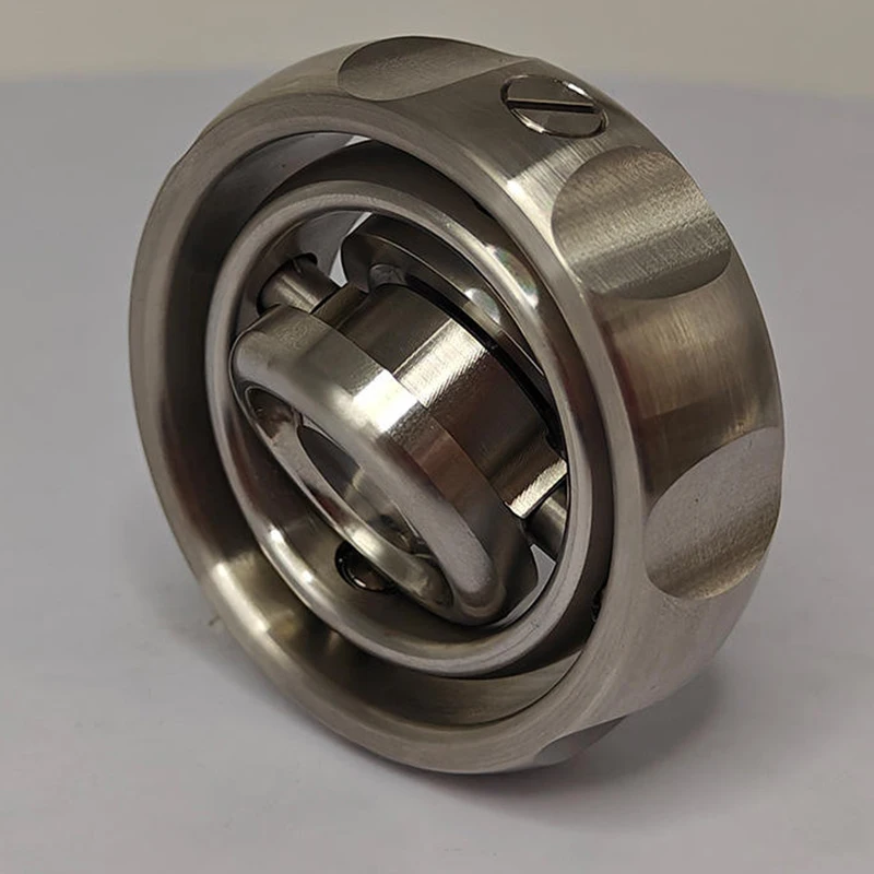 CNC Turned Stainless Steel Eccentric Bearing Custom Outer Spherical Split Ball Bearing