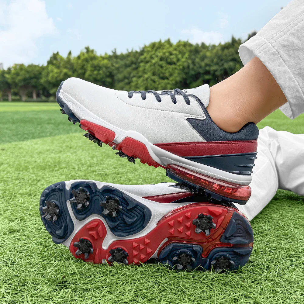 Profesjonalne buty golfowe Męskie sportowe lekkie obuwie dla golfistów Outdoor Golfing Trainers Walking Golfing Sneaker