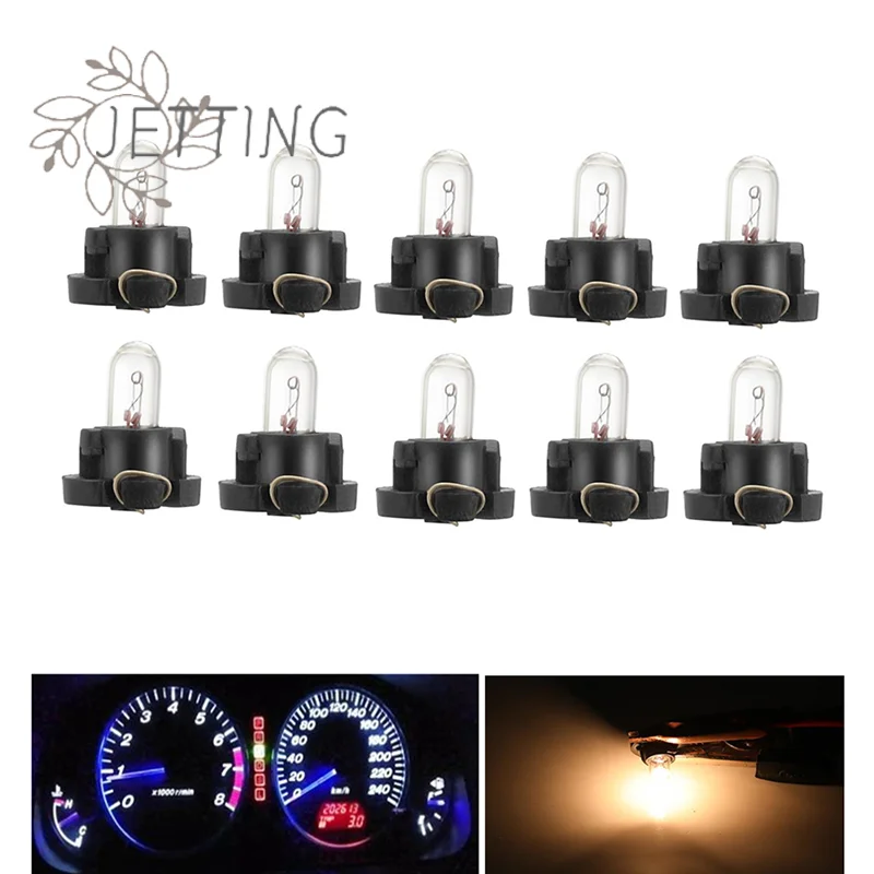 Hot 5Pcs Super Bright T3 T4.2 Led Bulbs Car Interior Lights Wedge Dashboard Warming Indicator Lamp Auto Lamps 12V led automotivo