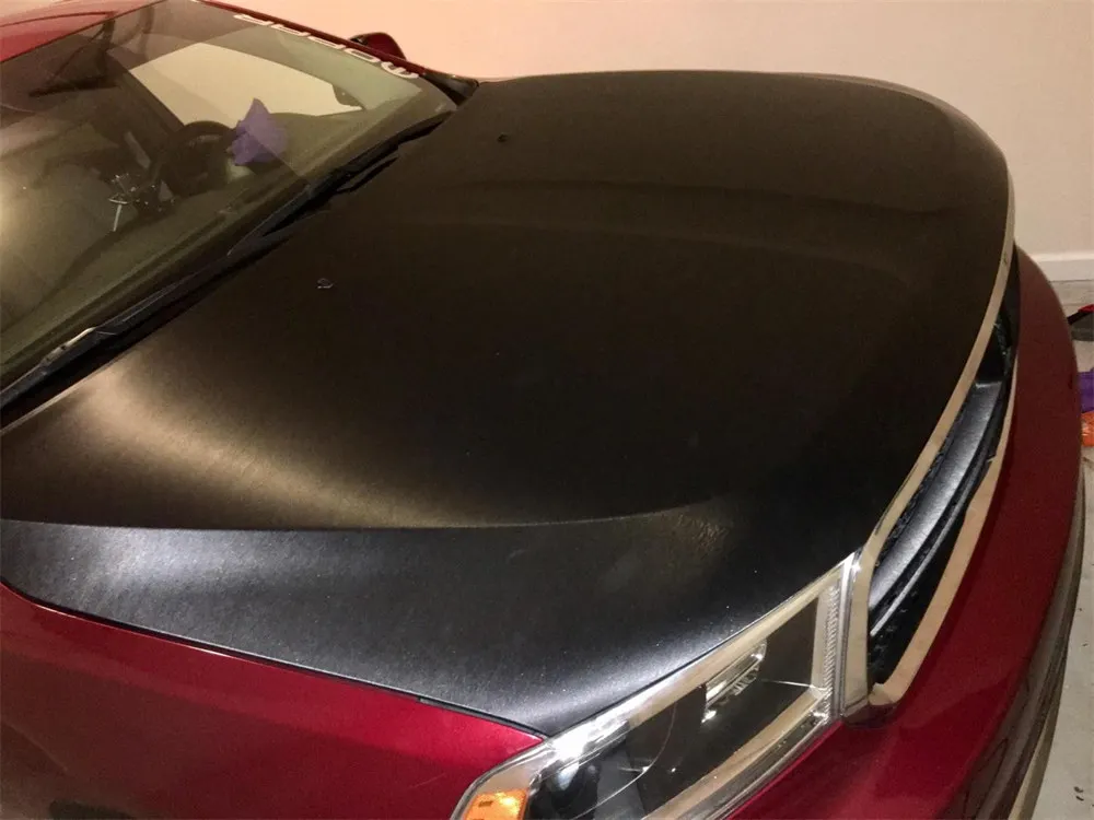 Car Wrap Schwarze Vinylfolie, glänzend, matt, Vinyl, gebürstete Chromfolie, luftblasenfrei, für Fahrzeug, Motorrad, Styling, Aufkleber – Detail 12