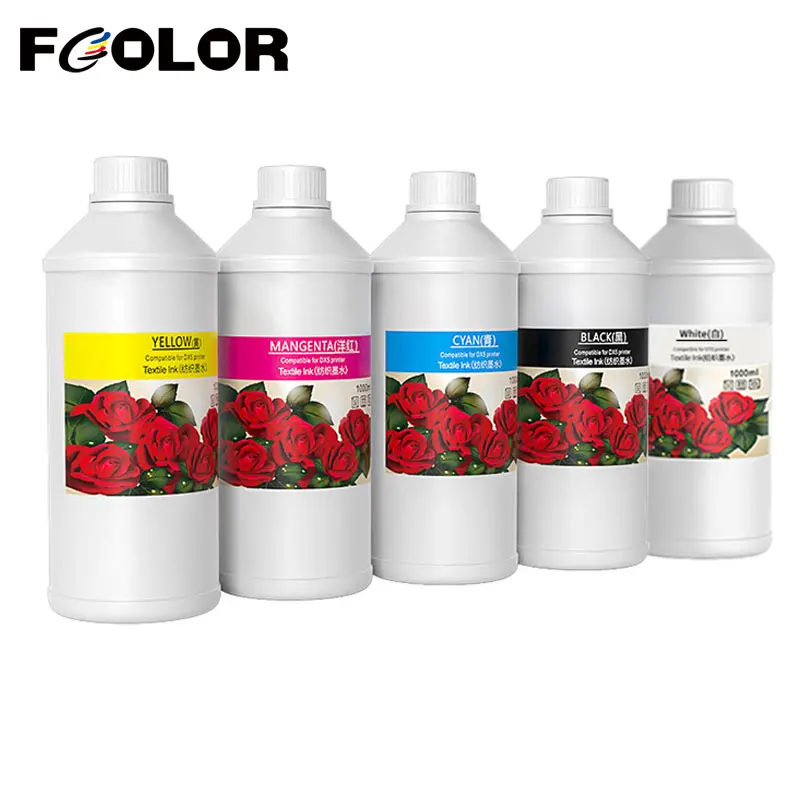 Fcolor 1000ML DTG Ink Direct to Garment Textile Ink For Brother GTX DTG Printing