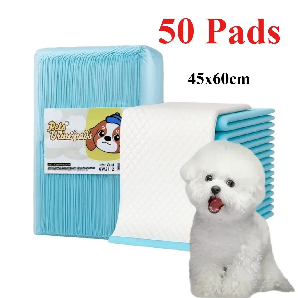 

50pcs Pet Disposable Pee Pad Dog Pee Rag Pet Absorbent Pad Deodorant Leak-Proof Diaper Puppy potty pad Dog accessories