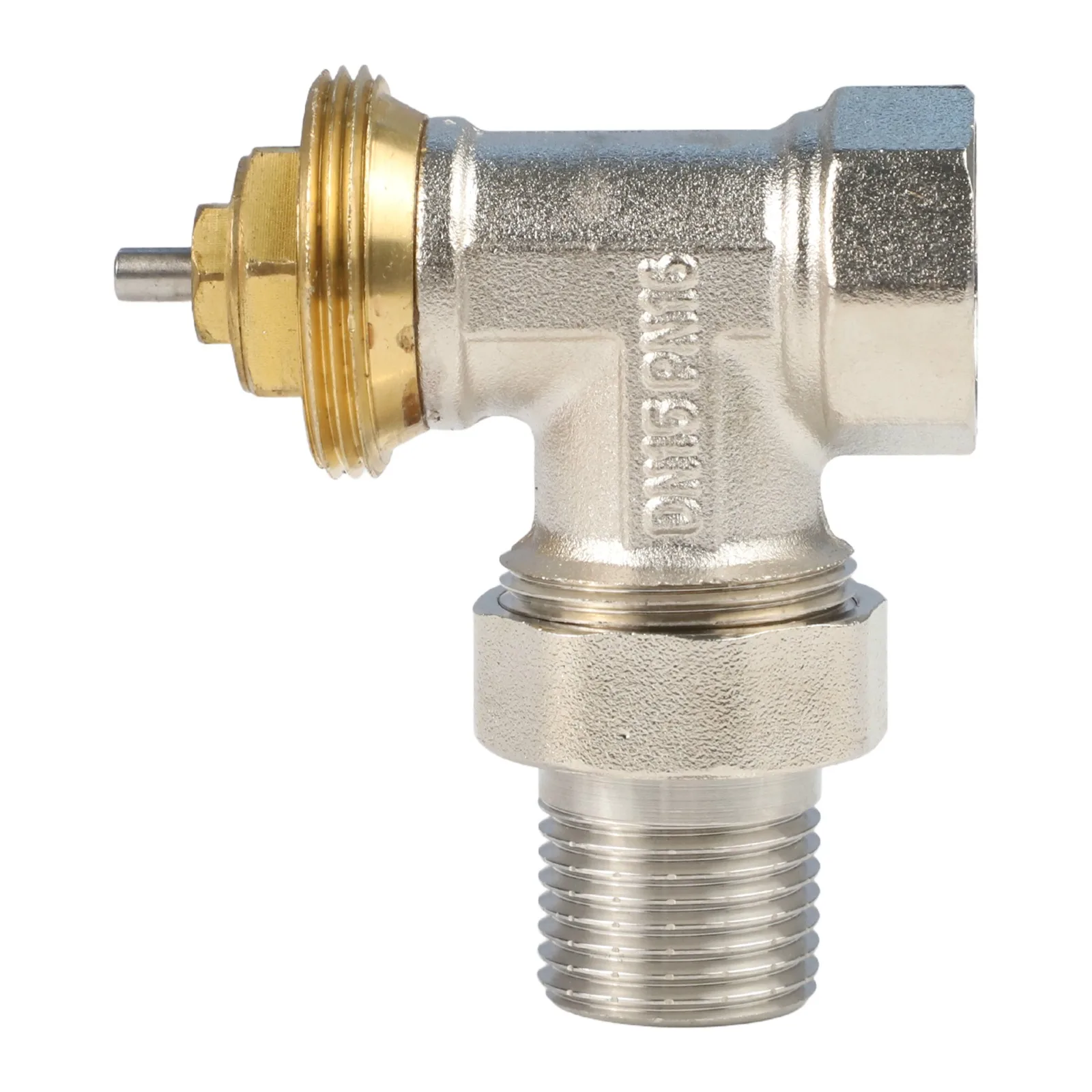 Self Regulating Thermostatic Valve Brass Construction DN15/DN20 M30x1 5mm Thread for Optimal Temperature Regulation