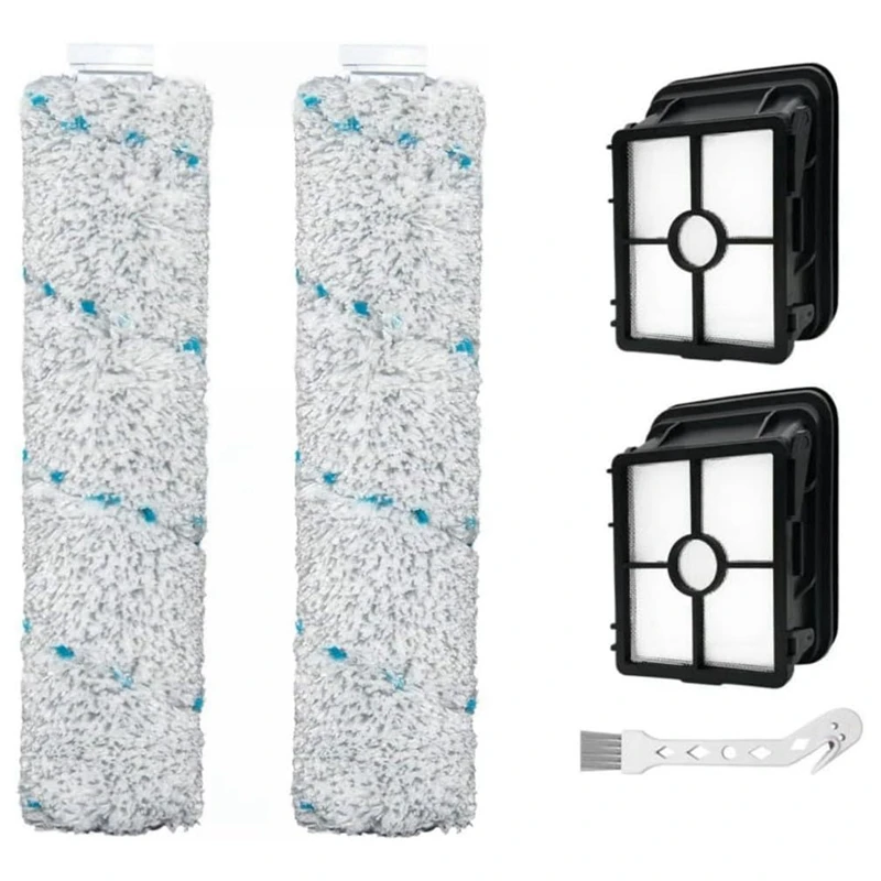 Wałek malarski filtr Hepa zestaw części do BISSELL 2554A 2765Z 2767Z pary wielopowierzchniowej, myjnia, odkurzacz