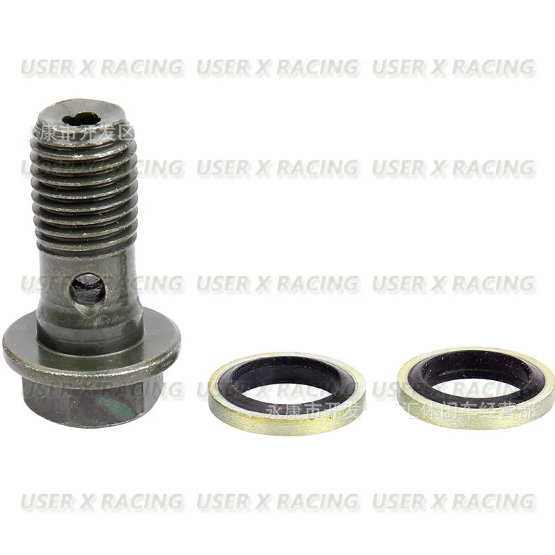 USERX Universal Motorcycle Brake Hollow Screw M10 For Scooter ATV  High quality and durability