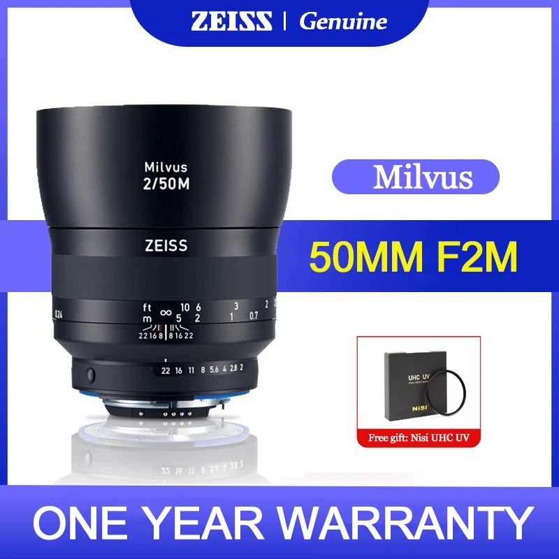 

ZEISS Milvus 50mm f2M Full-frame Macro Lens for Canon EF Nikon F SLR Camera Like 5D SL3 T7 D750 D810 D3x D610 Df Z CAM E2-F6 F8