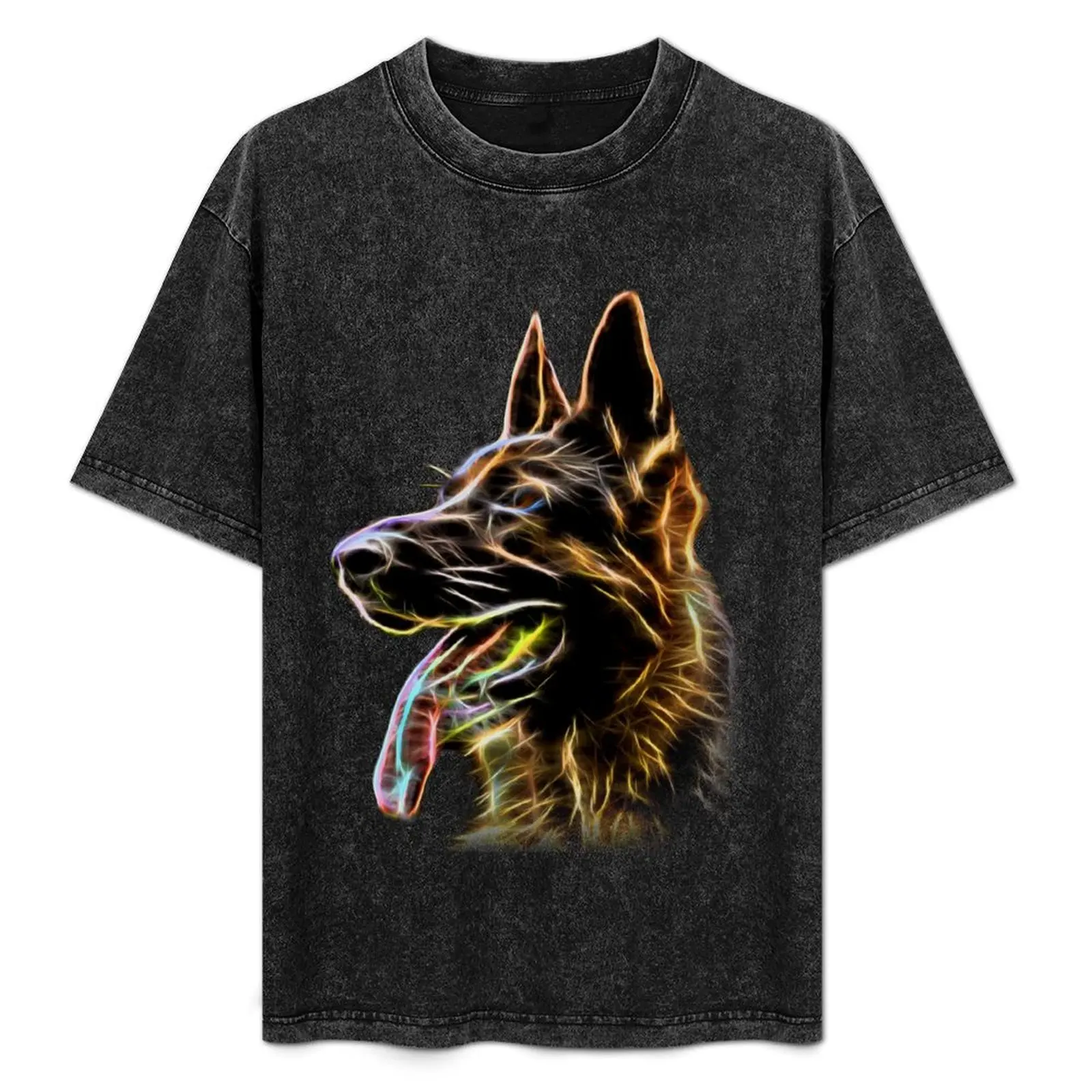 

German Shepherd Dog T-Shirt cotton t shirt pack t shirt for man anime tshirt printed t shirts for man T-Shirt