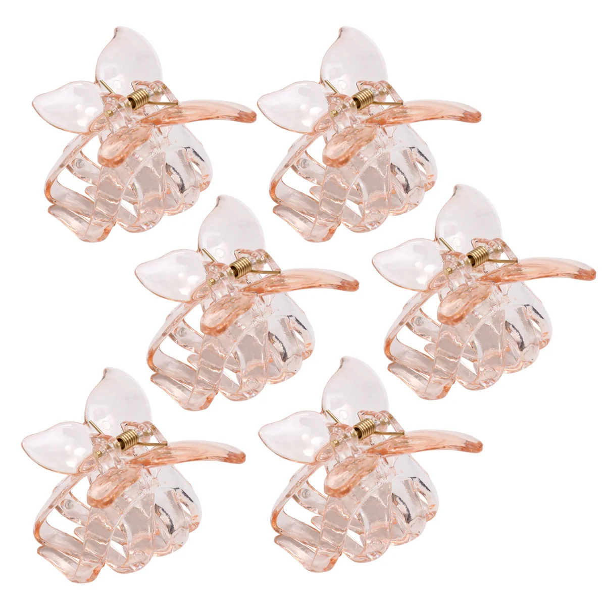 

6Pcs Butterfly Shape Hair Claw Clip Strong Grip Lightweight Non-Slip Gentle Hold for Everyday Use Perfect As Gift Hair Styling