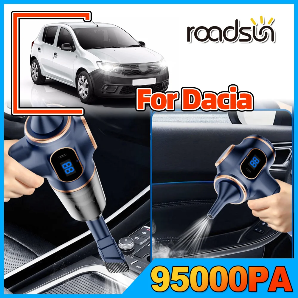 Mini Handheld Strong Suction Cleaning Vacuum Cleaner For Dacia Duster Sandero Logan Dokker Bigster Lodgy Sandrider Spring