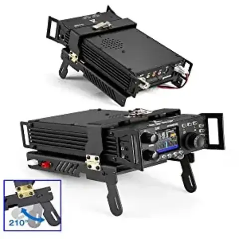 G90 Radio Transceptor Combination 0.5-30Mhz SDR Transceiver with Xiegu G90 Cooling Fan G90 Bracket and XPA125b CE-19