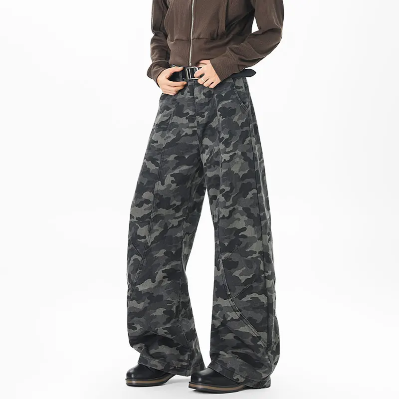 

​ M-XXXL Винтажные камуфляжные брюки-карго Мужские тактические рабочие брюки свободного покроя для повседневного стиля | Сверхмощный комфорт ​ ​ Осенняя одежда