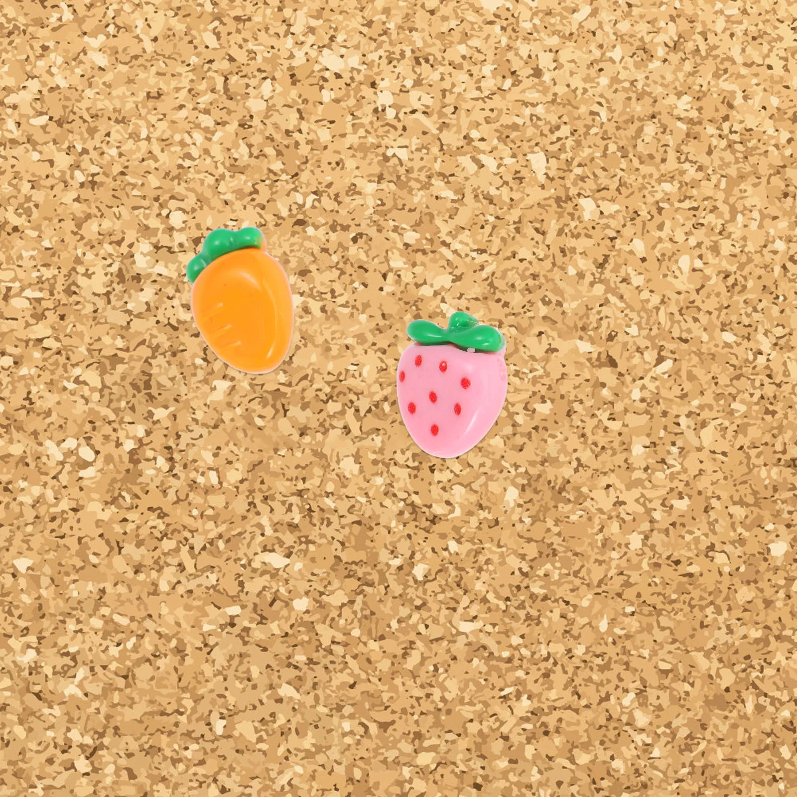 

Vegetables and Fruits Pushpin Decorative Pins for Cork Board Bulletin Cute Thumb Tacks