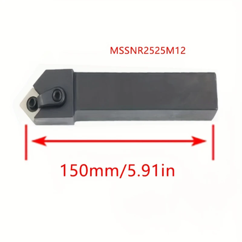 Uchwyt tokarski CNC zewnętrzny 45 stopni MSSNR1616H12/2020K12/2525M12 do płyt SNMG z węglika spiekanego, narzędzie do toczenia MSSNR