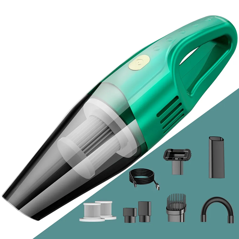 

High Power Vacuum Portable Vacuum Cleaner Indoor And Outdoor Cleaning Dual Power Suction For Home Cleaning For Car Cleaning