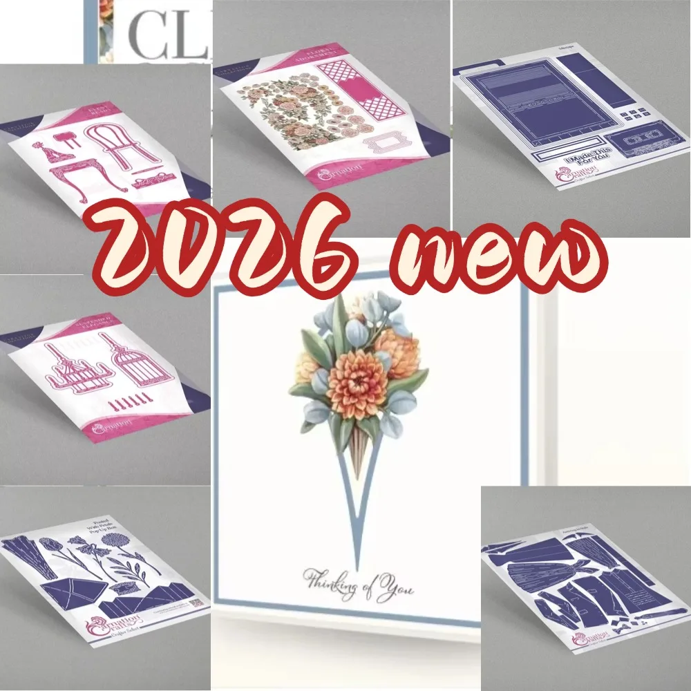 Metal cutting data slimline essentials scrapbooking card stencil cut die for DIY handmade card crafts gift for 2025 new December