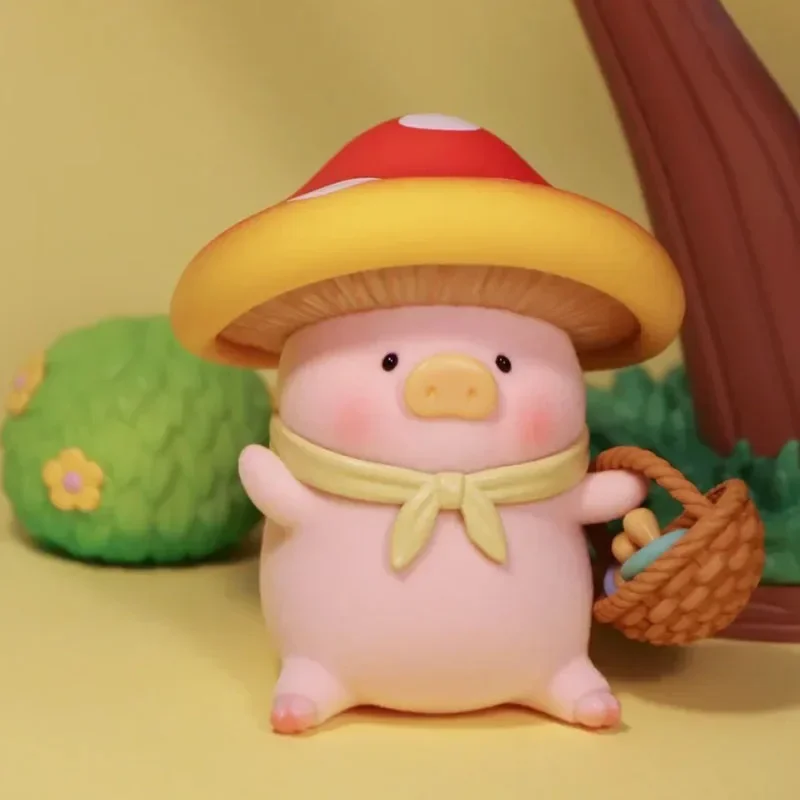 Lulu Pig Farm Series Blind Box Toy Anime Pig Beeldje Schattig Desktop Ornament Mystery Box Collection Lulu Model Girl Surprise Gift