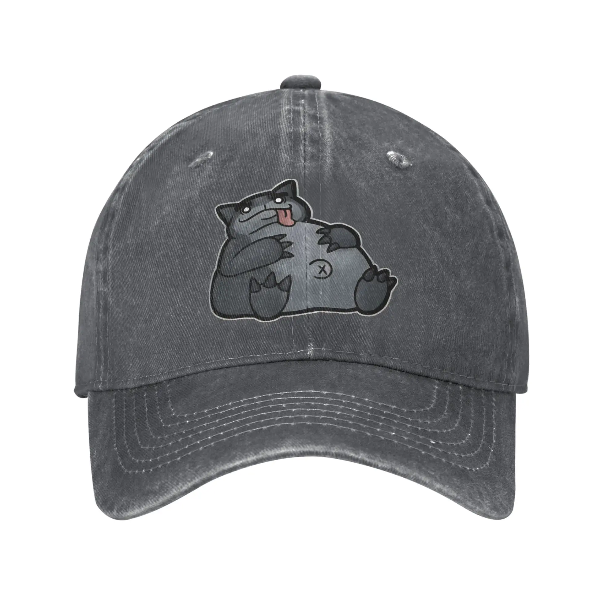 Gorras de Béisbol Mewgenics GUILLOTINA, Gorra de Algodón Vintage con Efecto Desgastado, Ajustable, para Hombres y Mujeres, para Actividades al Aire Libre