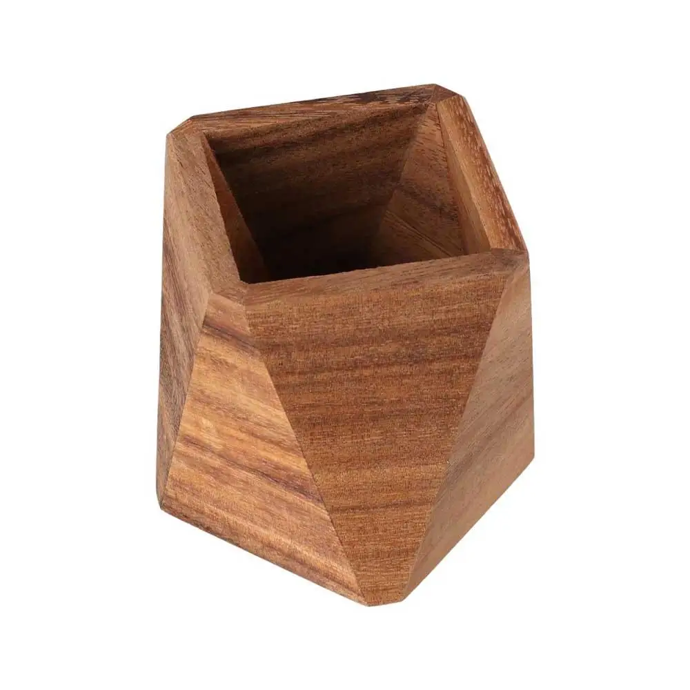 Writing Materials Holder Stationery Organizer Home Decor Walnut Pen Holder Pencil Case Wood Pen Holder Desktop Storage Box