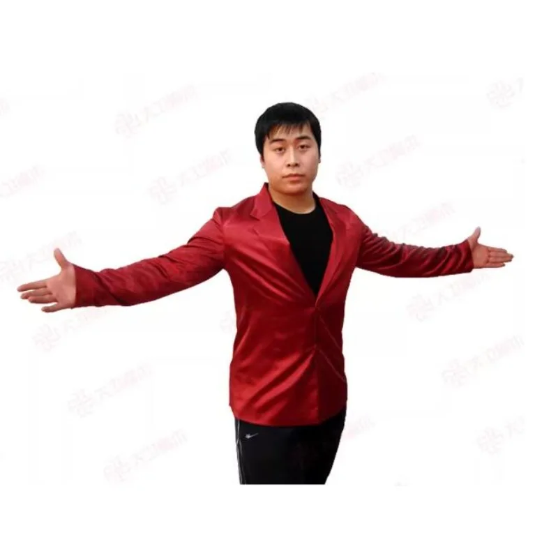 Bag to Suit Magic Trick - Shopping Bag Transforms into Suit Jacket Stage Illusion Gimmick Props Professional Magician Mentalism