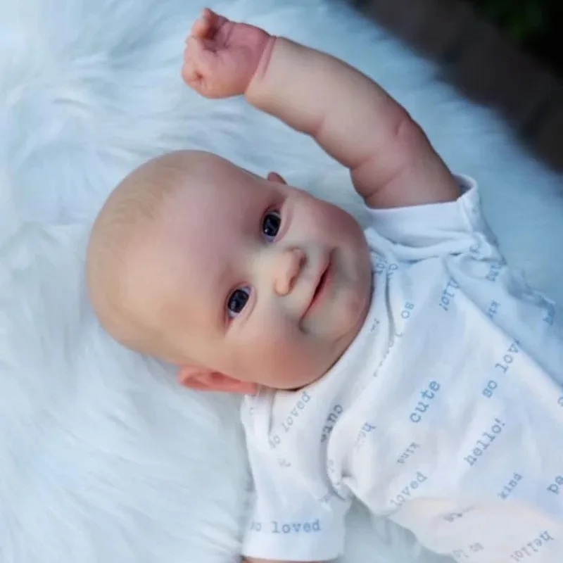 50/60CM High Quality Doll Maddie Large Baby Reborn Toddler Pop Doll Soft Hug Body Cute and Realistic Real Baby Drop Shipping