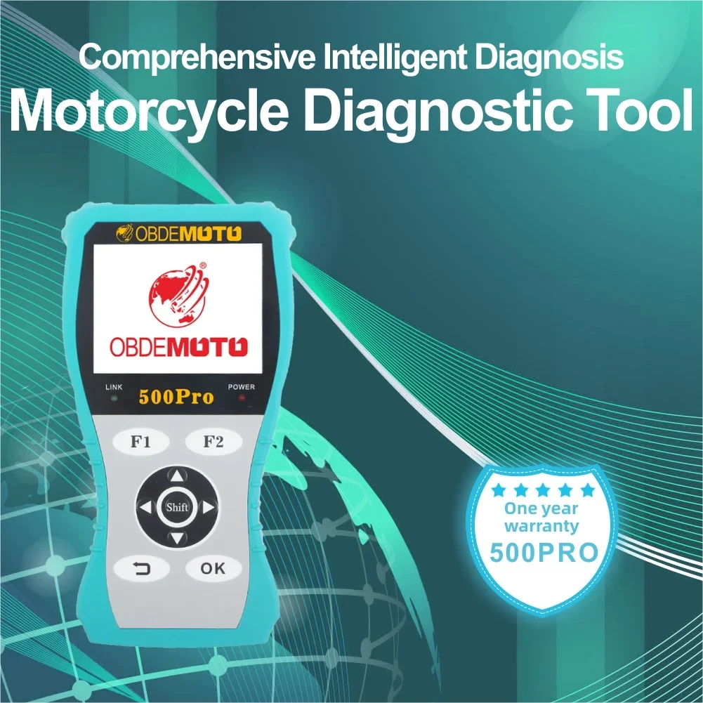 MST-500PRO Motorbike EFI Diagnostic Tool ECU Programming DTC Reader for Clearing Fault Codes Motorcycle Diagnostic Instrument