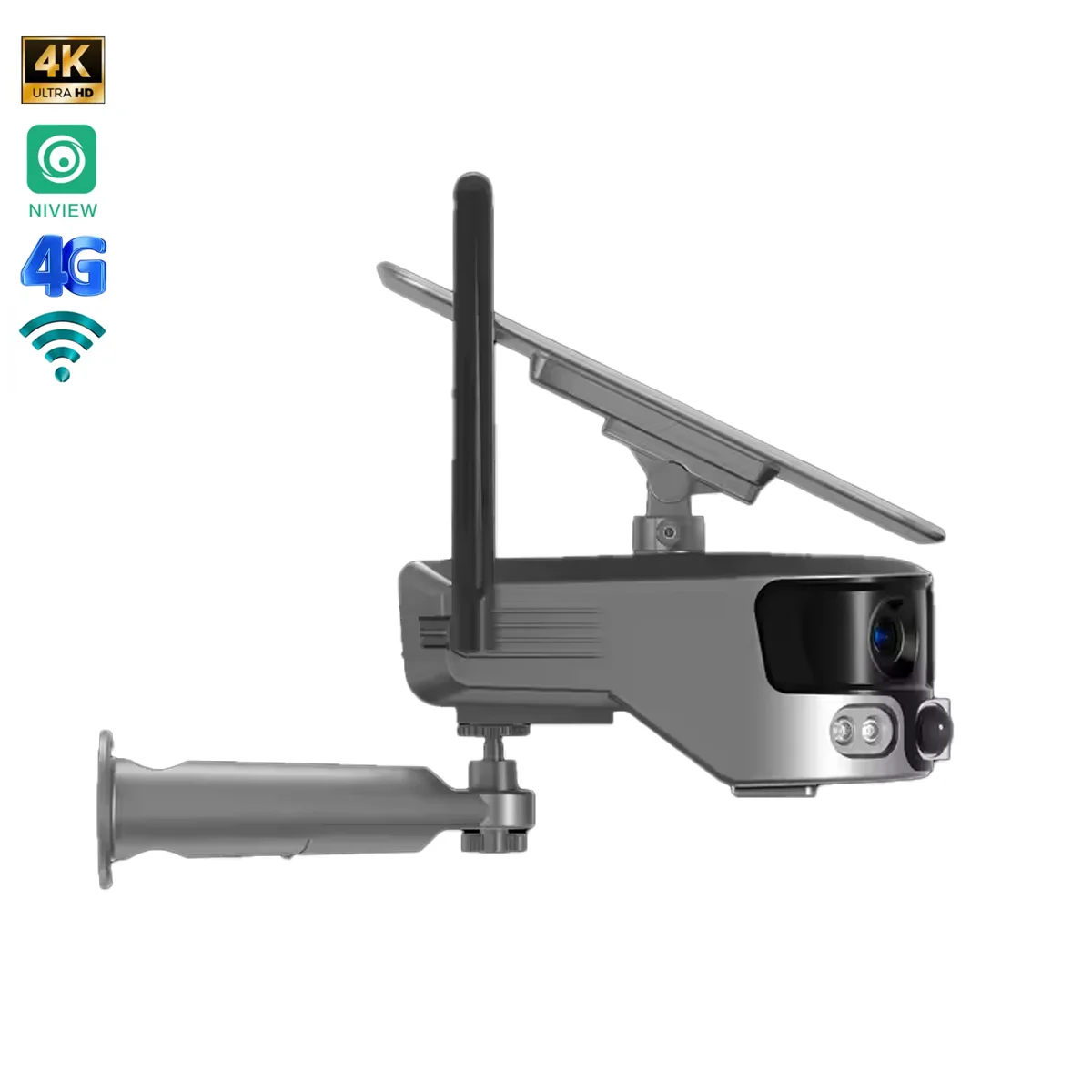 

Solar 4G/WIFI PTZ Camera 4K Dual Lens - 180° Wide Angle, PIR Human Detection, 355° Pan, IP66, 18,000mAh, Color Night Vision