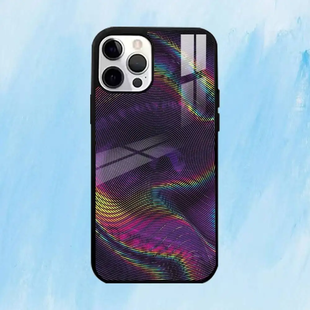 T-Tame Impala Psychedelic Art Phone Case For iPhone17,16,15,14,13,12,11 Plus,Pro Max Magnetic For Magsafe Wireless Charging