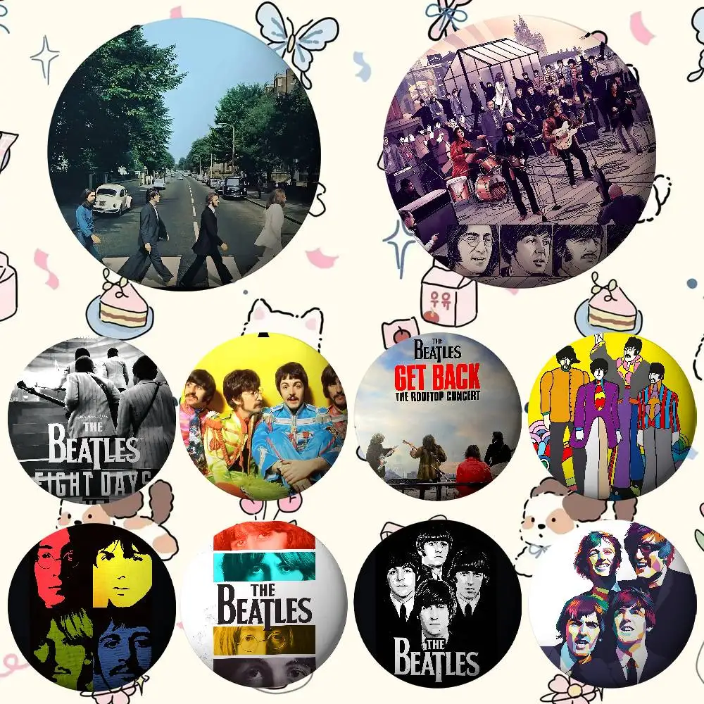 Insignias de banda The-Beatles, broche de botón suave de hojalata, insignia de Metal, accesorios de joyería personalizados, sombrero, bolso, solapa