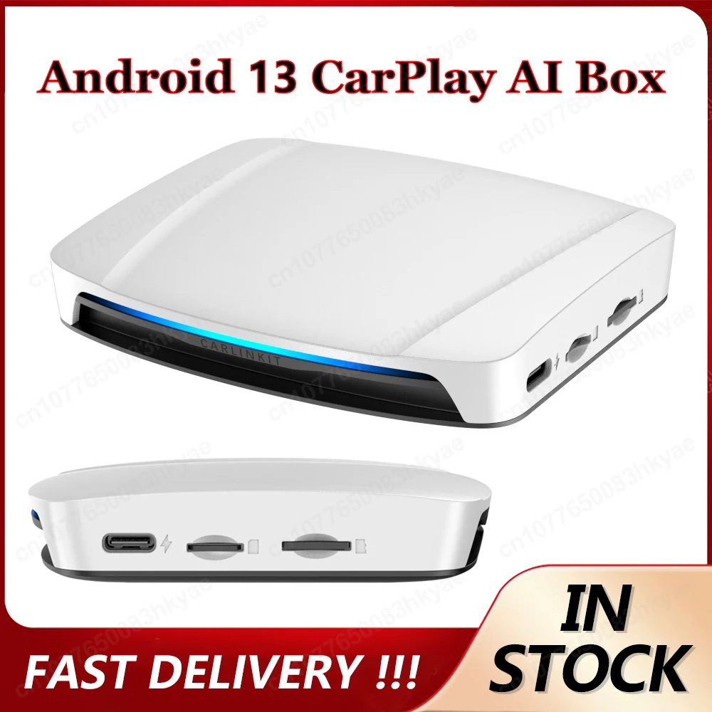 2024 Carlinkit Android 13 Auto AI Box Wireless CarPlay AI Box SDM660 Smart TV Streaming Box uscita UHD HD riproduci Video Online