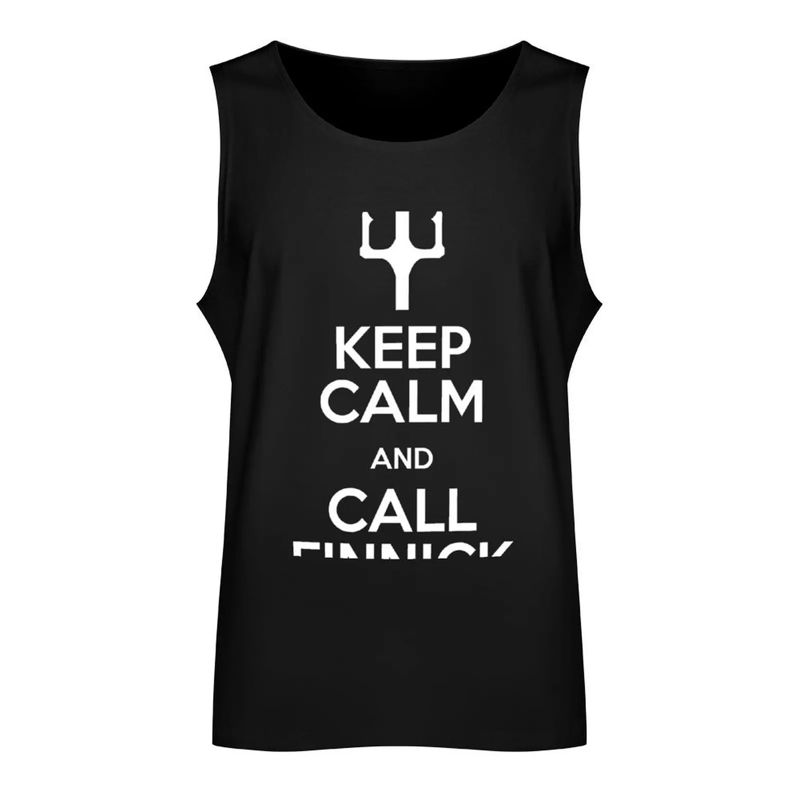 Keep Calm And Call Finnick - Hunger Games Inspired Tank Top quick-drying t-shirt Men's summer clothes gym clothes men