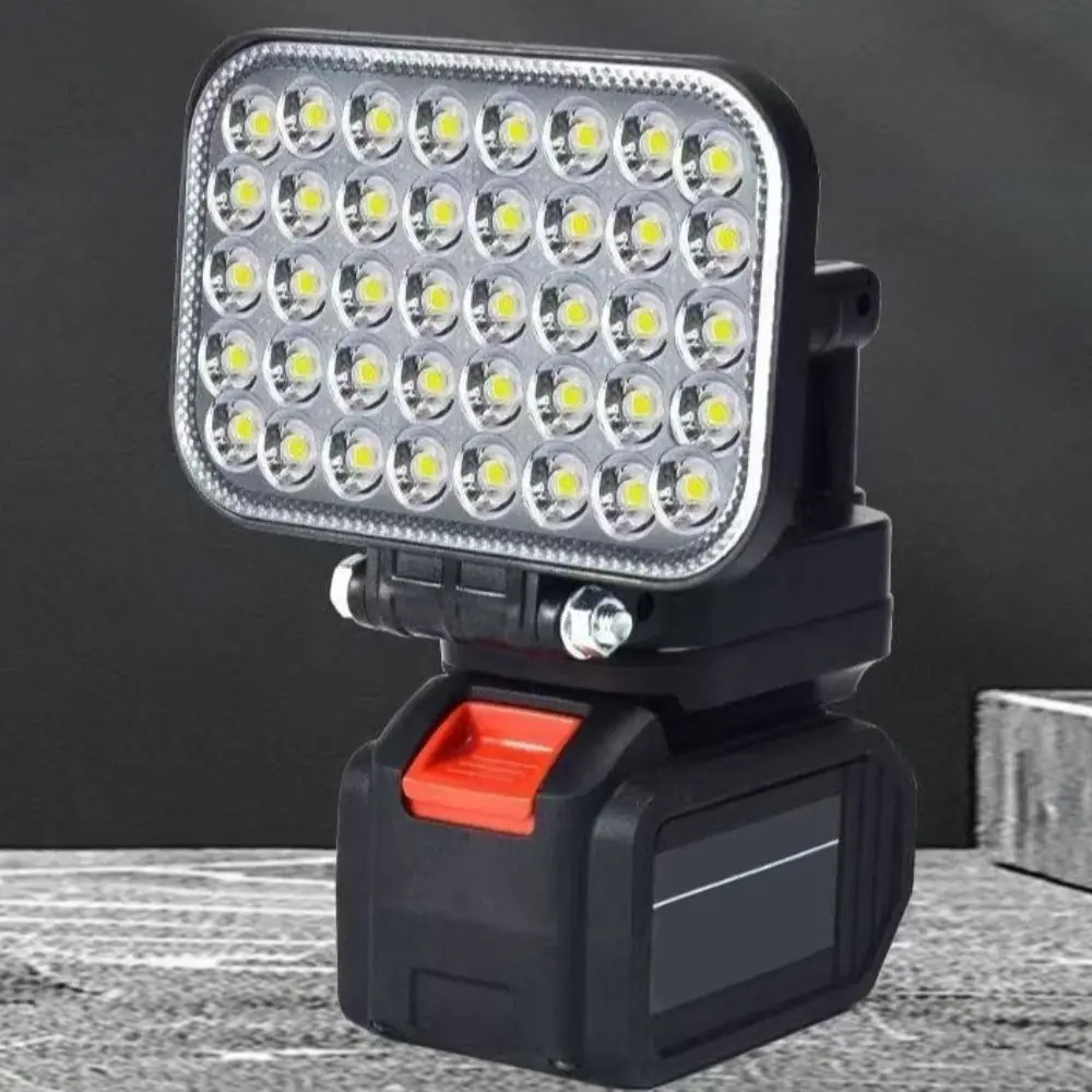 3/4/5/8in LED ضوء العمل قابل للتعديل العالمي في الهواء الطلق الكشاف عالية السطوع بطارية ليثيوم مصباح