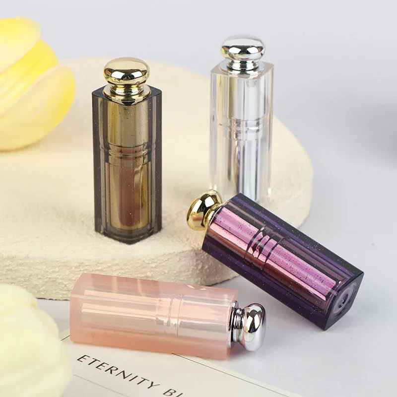 Tubo per rossetto ricaricabile da 14 g con tappo Contenitore per balsamo per labbra in plastica Contenitori vuoti per unguento cosmetico fai-da-te Bottiglia da viaggio campione