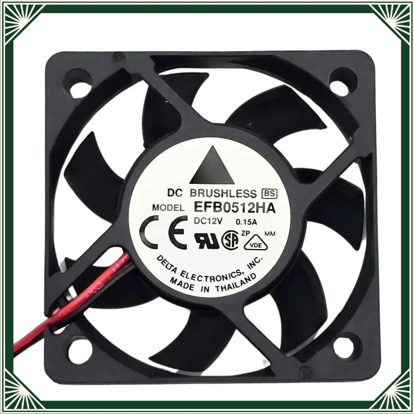 4PK For Delta EFB0512HA 5010 12V 0.15A 5CM Cooling Fan With RPM Speed Sensor CPU Cooler Fan
