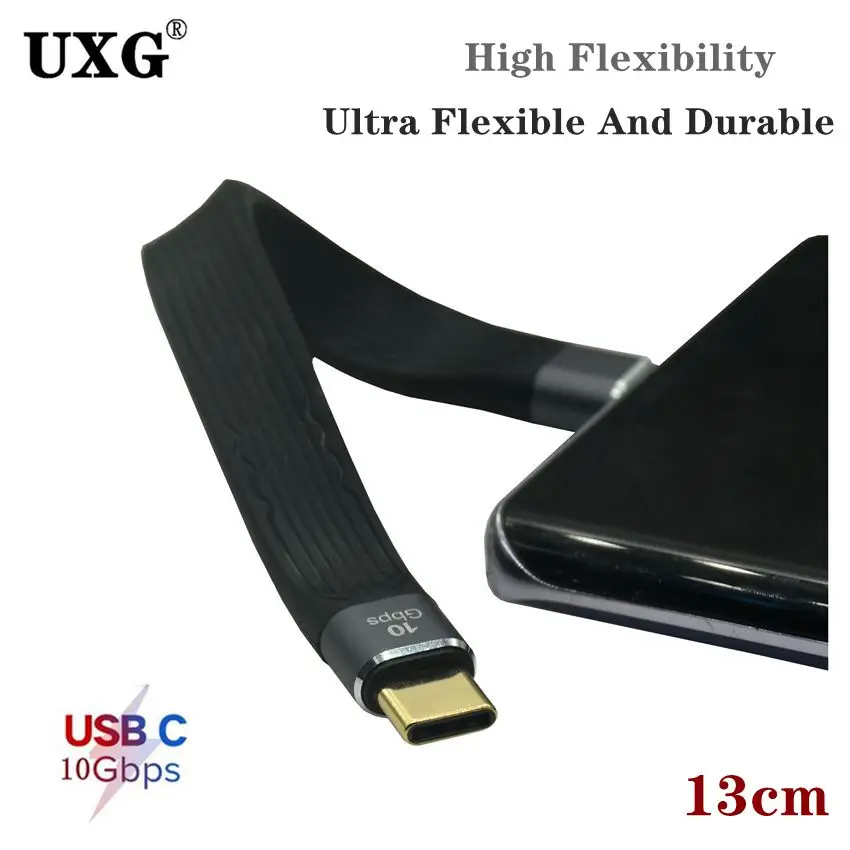 USB-C 3.2 Gen 2 Cable 10G Emark Chip Short Type C USB-C To USB4 40Gbps Video Sync Charger Cable PD 60W 8K Video for Macbook Pro