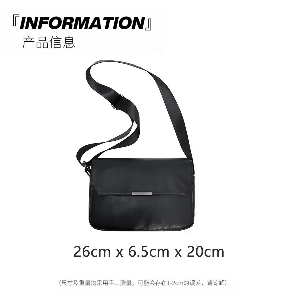 Trendige Umhängetasche für Herren, modisches Design, Schultertasche mit Klappe, luxuriöse Umhängetasche aus weichem Leder, rechteckige Umhängetasche für Herren, Handtasche. – Detail 4