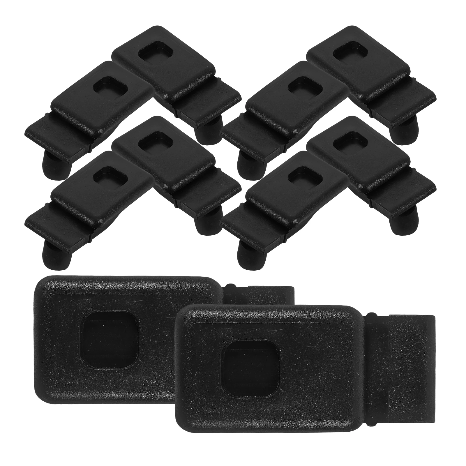 

10 pcs Glove Plastic Auto Fastener Snap Trunk Box Fastening Black Automotive Fasteners Compatible
