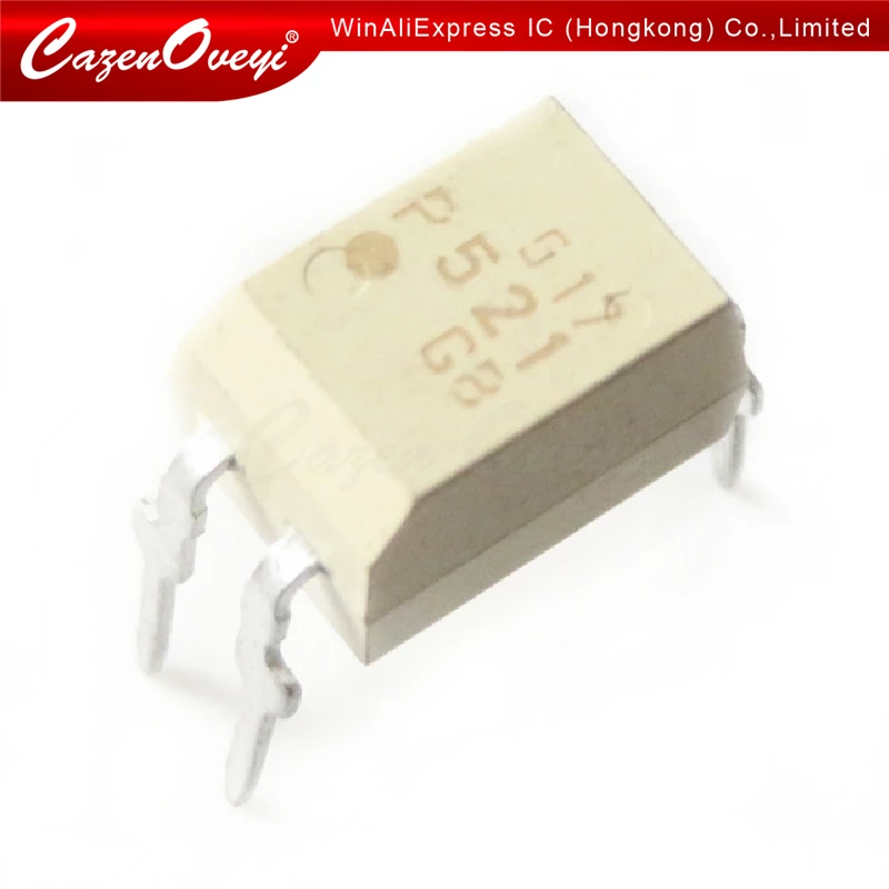 10pcs/lot TLP521-1GB TLP521-1 TLP521 P521 DIP-4 SMD-4 Optocouplers In Stock