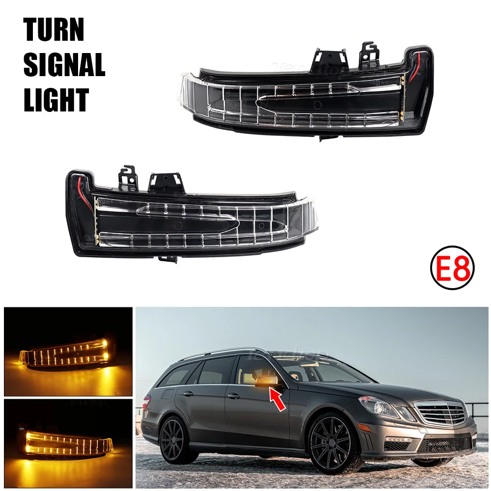 LED Blinker Turn Signal Light Side Indicator For Mercedes-Benz A B C E S CLA GLA CLS Class W176 W246 W204 W212 C117 X156