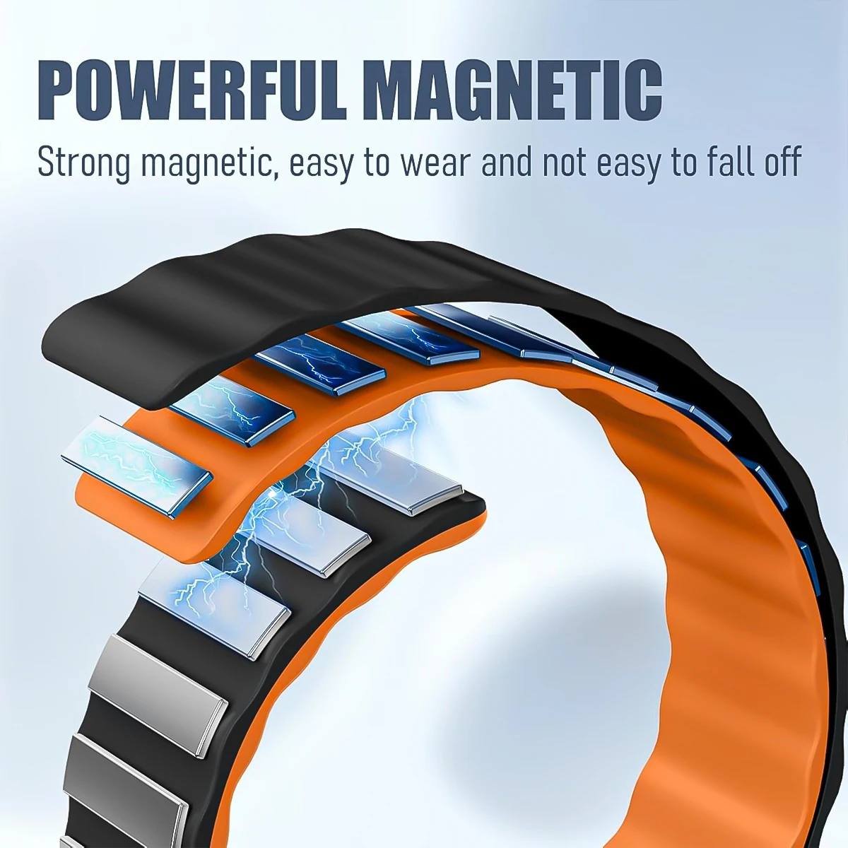 حزام سيليكون مغناطيسي لساعة سامسونج جالاكسي 4 5 6 7 FE 5 Pro 44 مللي متر 40 مللي متر سوار رياضي كوريا جالاكسي ساعة 4 6 سوار كلاسيكي #4