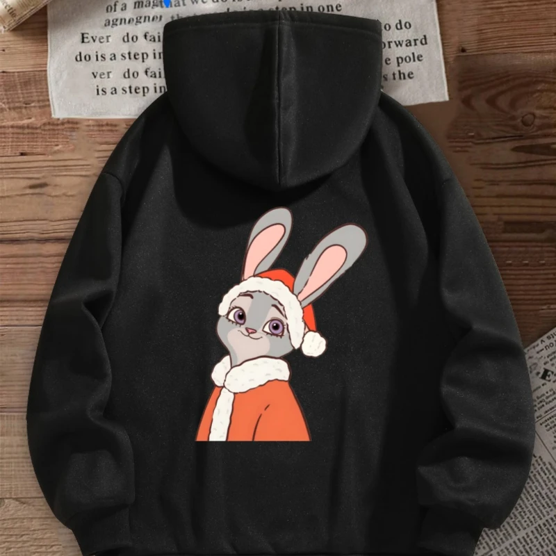 هودي ديزني من Zootopia's Judy Hopps Fashion Trendy Fabric Soft Machine قابل للغسل في الغسالة