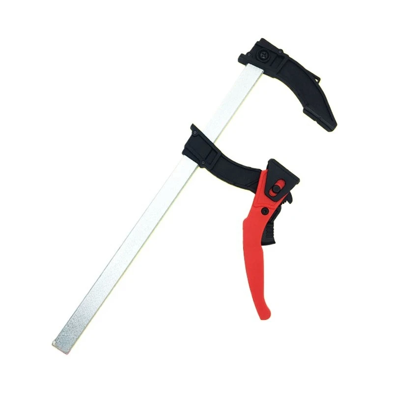 Ratchet Quick F-Clamp Woodworking F-Type Fixture G-Type D-type Splicing Clamp One Hand Quick Fix Clamping Device