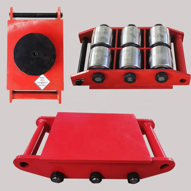 25 طن الأسطوانة الأسطوانة عربة البضائع أدوات تتحرك تزلج تتحرك الأشياء الثقيلة رفع زلاجات دوارة آلات عربة تسوق صغيرة