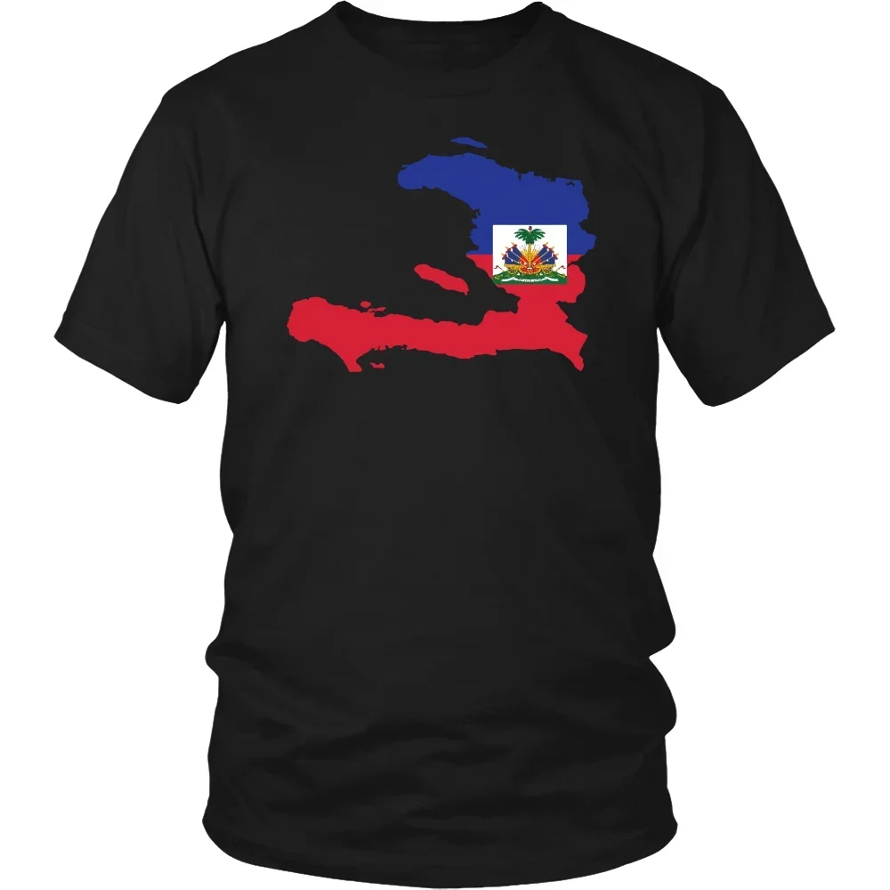 

Haitian Flag map T-Shirt Haiti Summer Cotton O-Neck Short Sleeve Men's T Shirt New Size S-3XL