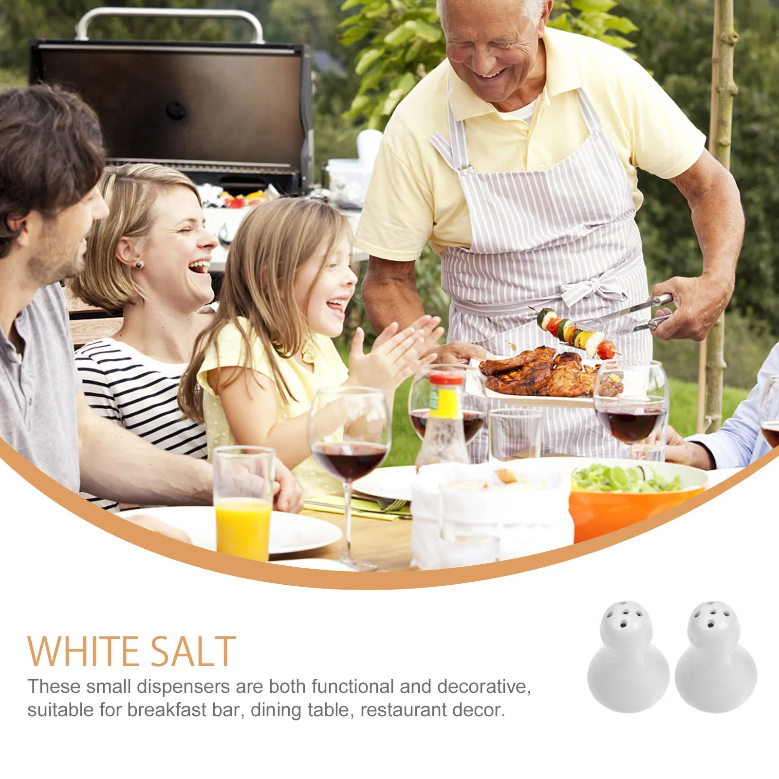 

2Pcs Salt and Pepper Shakers Ceramic Multipurpose Organizer Farmhouse Kitchen Dining Table Decor Modern Farmhouse Kitchen Decor