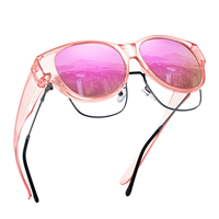 Polarized sunglasses set, myopia sunglasses set, anti-UV sunglasses, square glasses