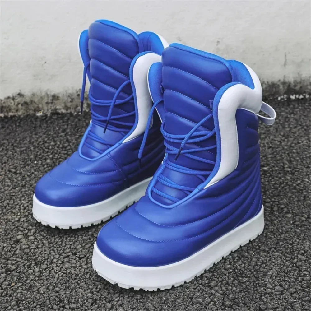 

High Quality Fashion Blue Men Sneakers Streetwear Designer Boots Men Comfort Casual Sports Shoes Luxury Motorcycle Shoes for Men